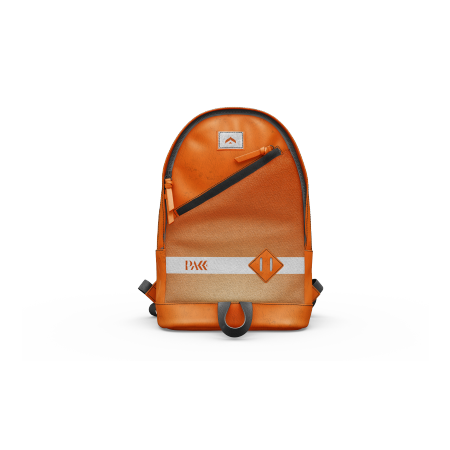 Our Branding Section, An image of PAKK's bagpack mockup. highlighting our work