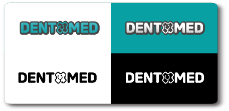 Written Logo in 4 different colors