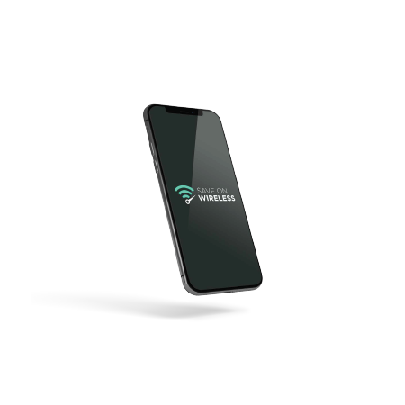 Our Marketing Section, An image of Save on Wireless Mobile Mockup. highlighting our work